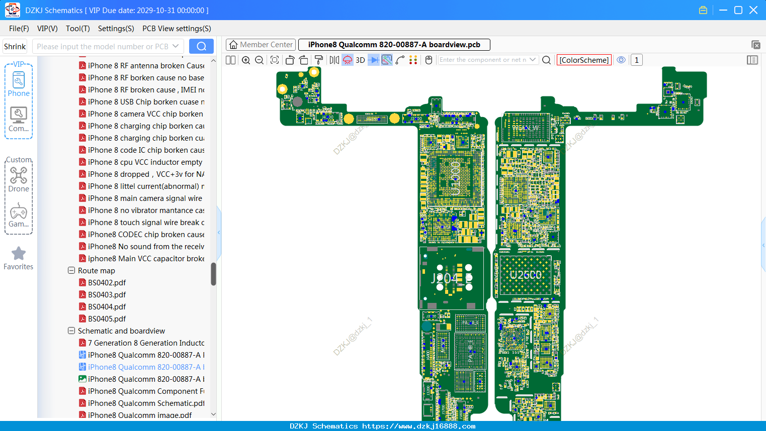 IPhone8 Qualcomm 820-00887-A Boardview